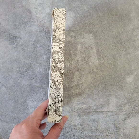 Paris France Birdseye Map Canvas Art Print Home Decor Gray Decorative S64E - Picture 7 of 8